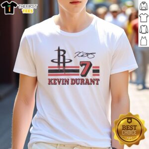 Top Rockets Kevin Durant Signature Jersey T-Shirt featuring bold graphics and comfortable fit, perfect for fans and collectors.