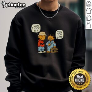Original 'Can I Kick It? Yes You Can' Hip Hop sweatshirt featuring a stylish design for urban fashion enthusiasts.