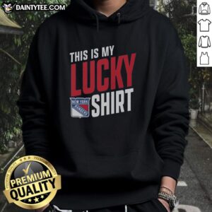 Awesome New York Rangers hoodie displayed, showcasing team colors and logo, perfect for fans and game day wear.