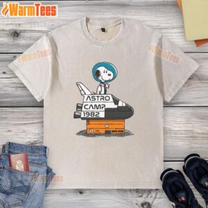 Cute Astro Camp 1982 Snoopy T-Shirt - Image 6
