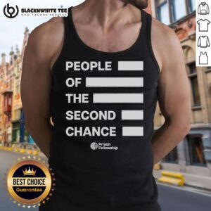Top People of the Second Chance tank top featuring a stylish design and vibrant colors for casual wear.