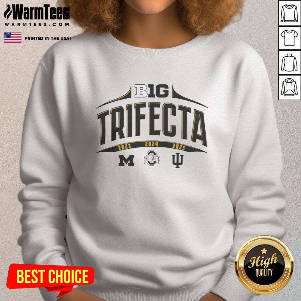 hot-big-ten-summit-sportswear-college-football-national-champions-trifecta-sweatshirt Hot Big Ten Summit Sportswear College Football National Champions Trifecta Sweatshirt in vibrant colors, perfect for fans.
