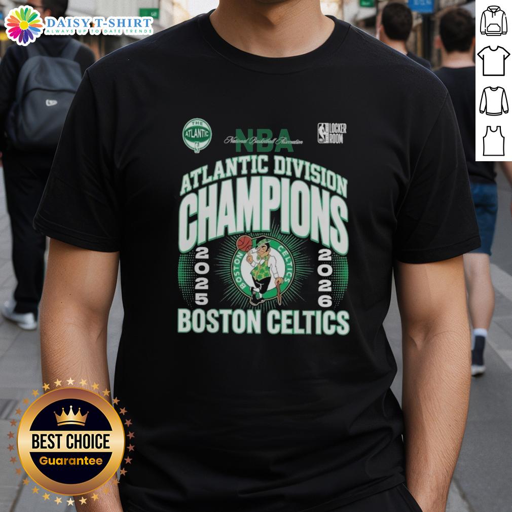 Hot Boston Celtics 2026 Nba Atlantic Division Champions T Shirt Hot Boston Celtics 2026 NBA Atlantic Division Champions T-Shirt featuring team logo and vibrant colors for fans.