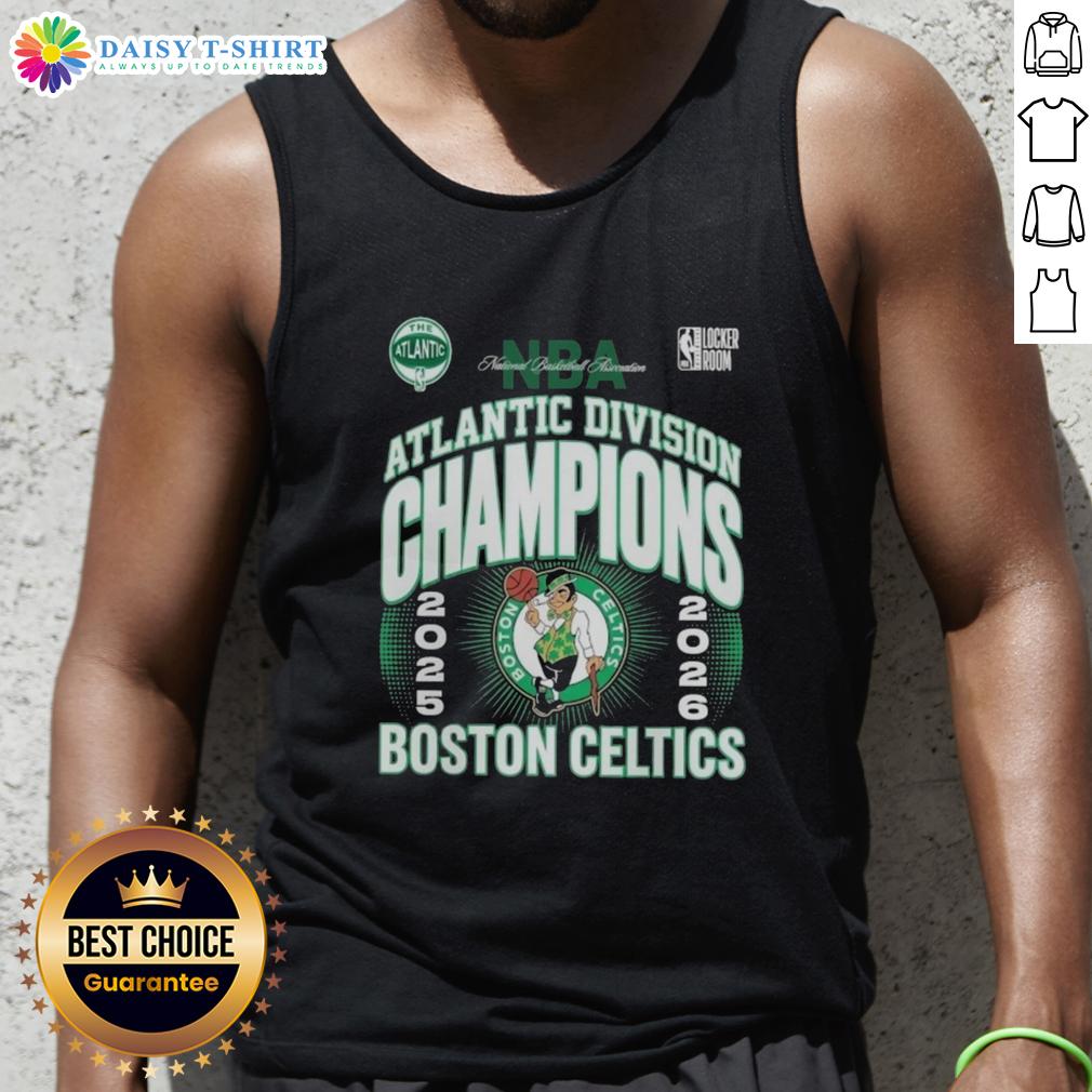 Hot Boston Celtics 2026 Nba Atlantic Division Champions Tank Top Hot Boston Celtics 2026 NBA Atlantic Division Champions tank top featuring team logo and vibrant colors.