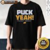 Hot Buffalo Sabres Puck Yeah Playoffs Hockey 2026 Logo T-Shirt featuring vibrant team colors and bold graphics.