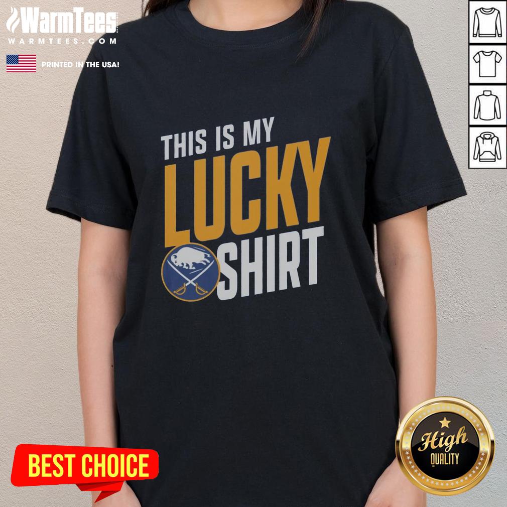 hot-buffalo-sabres-this-is-my-lucky-ladies-tee Alt Text: Hot Buffalo Sabres This Is My Lucky Ladies Tee showcasing vibrant team colors and stylish design for female fans.