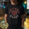 Hot Chicago Bears Circle T-Shirt featuring bold team logo, perfect for fans showing off their Chicago Bears pride.