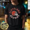 Hot Cleveland Browns Circle T-Shirt featuring team logo in a stylish design, perfect for fans and game day attire.