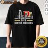 Hot Denver Pioneers Hockey Champions 2026 T-Shirt featuring roster names and city skyline design.