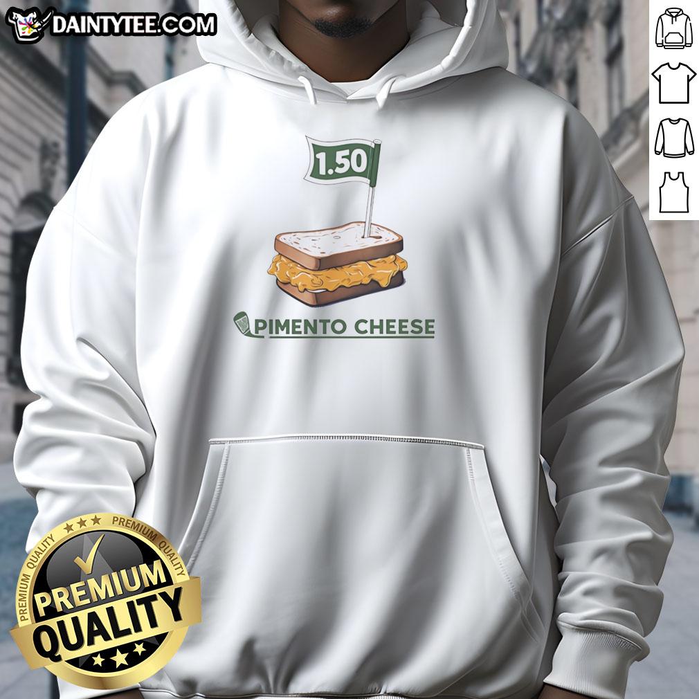 hot-golf-sandwich-pimento-cheese-1-50-golf-flag-hoodie Hot golf sandwich with pimento cheese, styled with a golf flag hoodie design, perfect for golf enthusiasts.