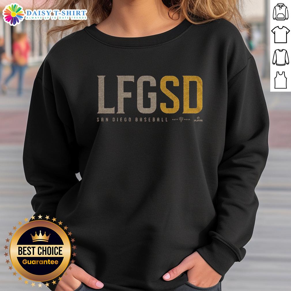Hot Lfgsd San Diego Baseball Sweatshirt Cozy Hot LFGSD San Diego baseball sweatshirt in vibrant colors, perfect for game day or casual wear.