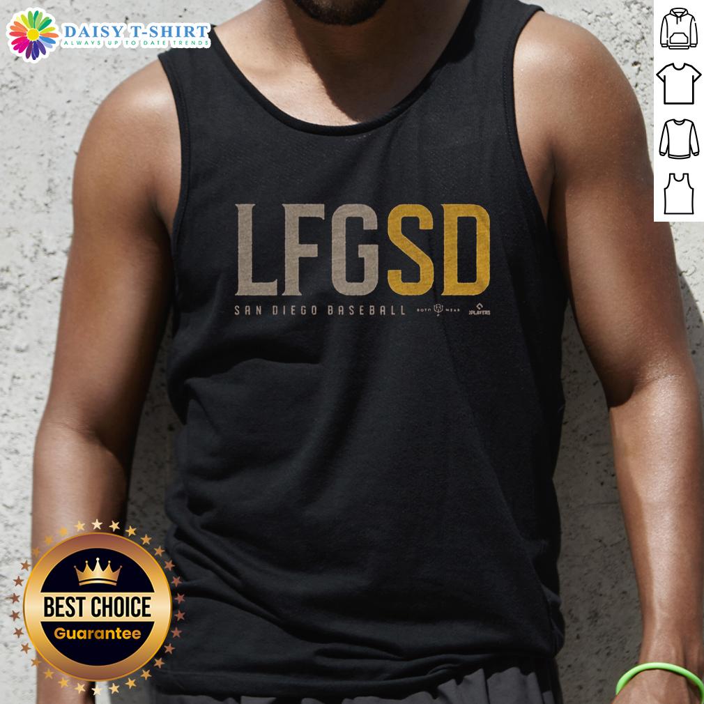 Hot Lfgsd San Diego Baseball Tank Top Hot LFGSD San Diego baseball tank top featuring a stylish design, perfect for summer sports and casual outings.