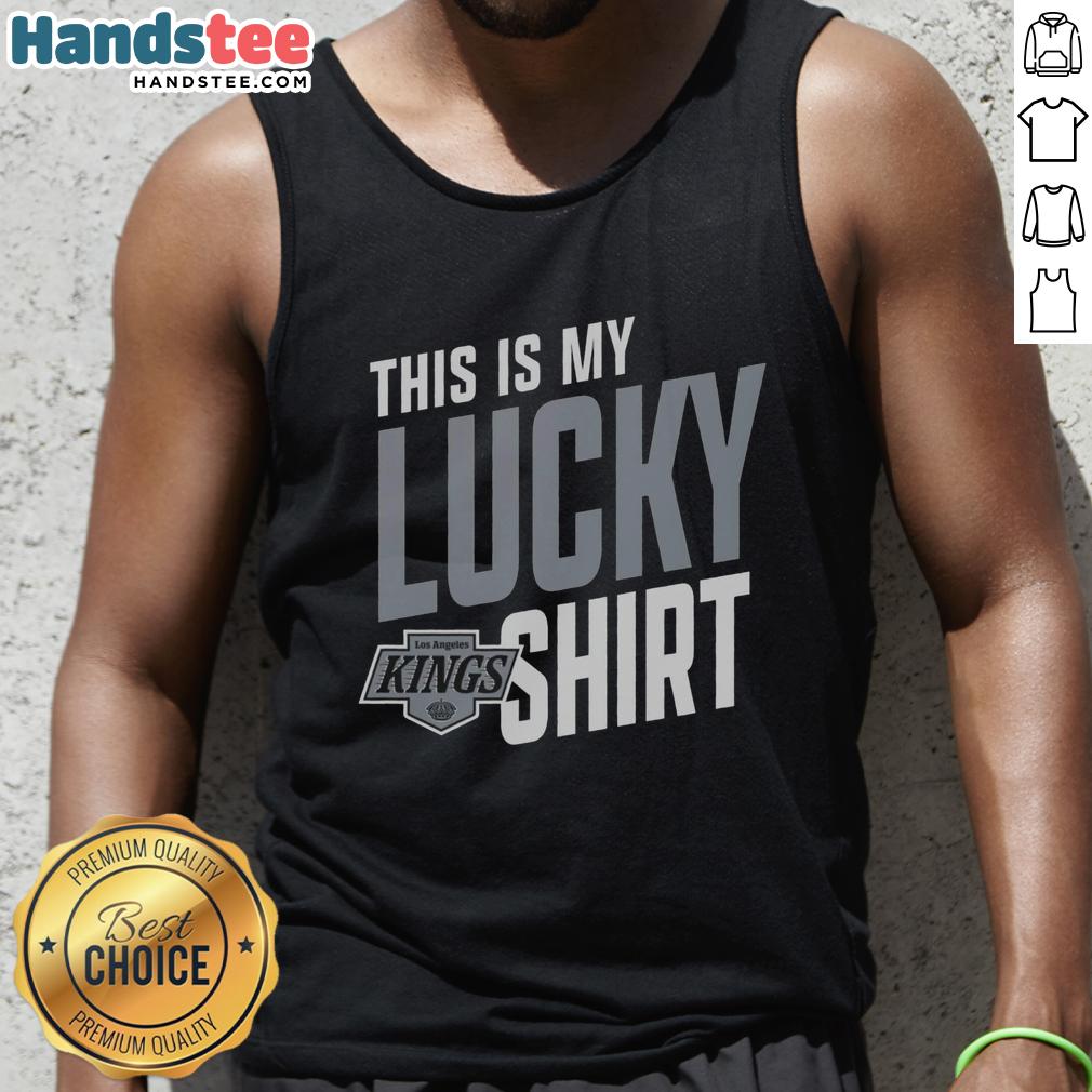 hot-los-angeles-kings-this-is-my-lucky-tank-top Person wearing a Hot Los Angeles Kings tank top, showcasing team spirit and lucky charm at a game.
