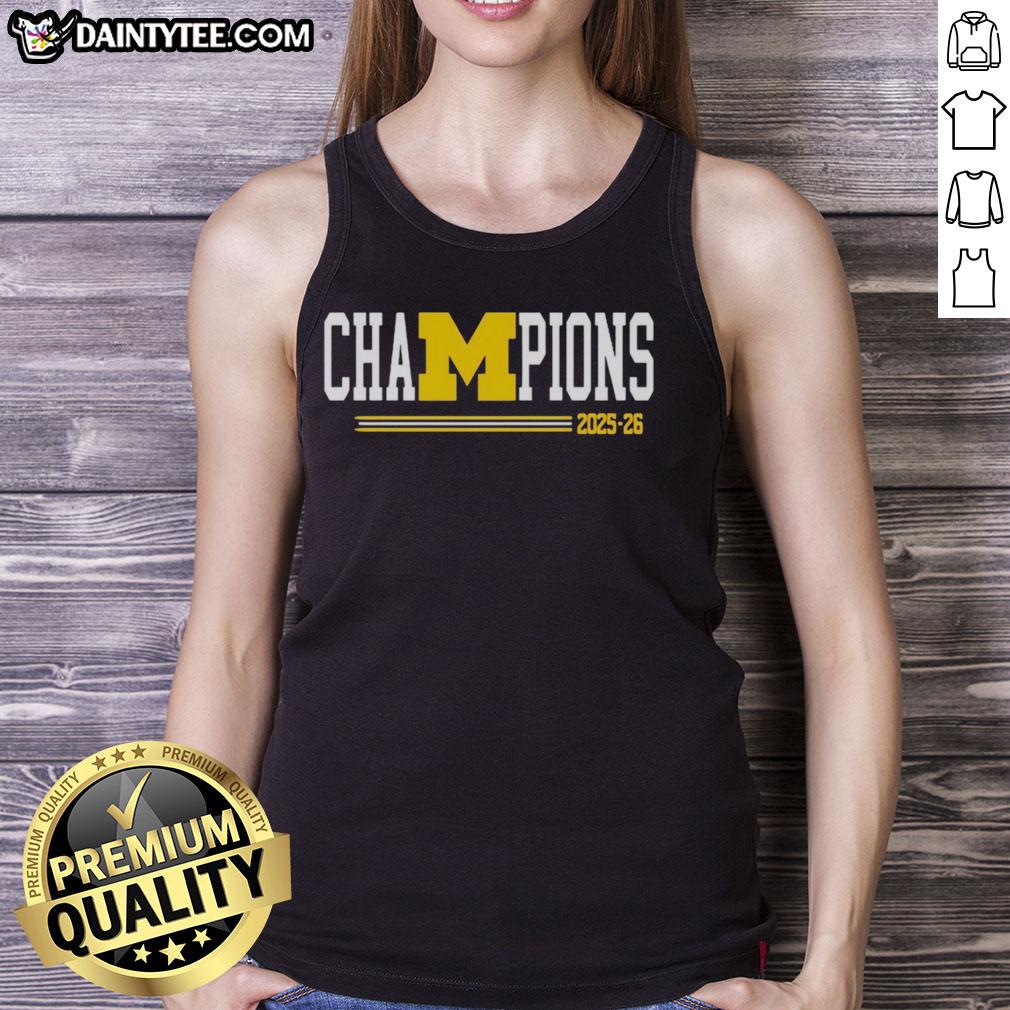 hot-michigan-wolverines-champion-tour-mar-apr-2026-tank-top Hot Michigan Wolverines Champion Tour Tank Top for Mar-Apr 2026, showcasing vibrant team colors and logo.