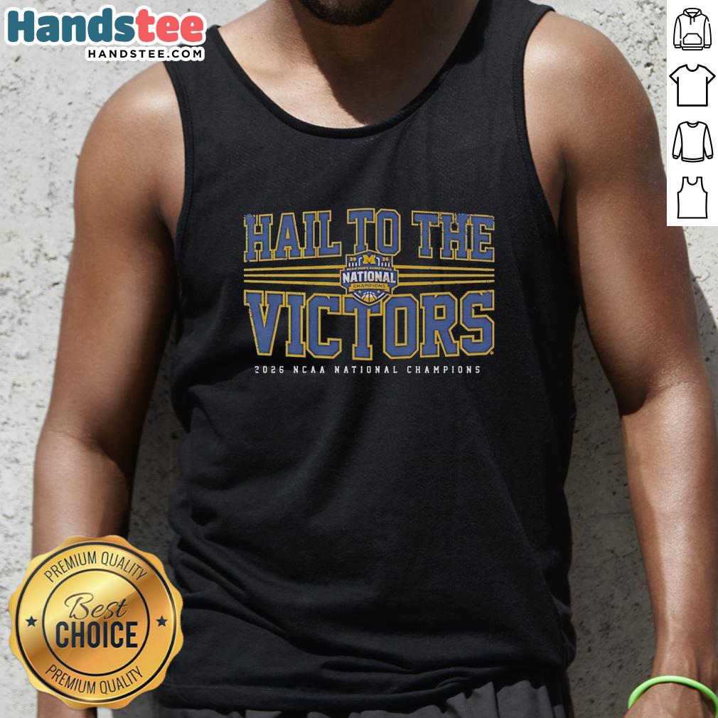 hot-michigan-wolverines-mbb-2026-national-champions-hail-to-the-victors-vintage-tank-top Vintage Michigan Wolverines MBB 2026 National Champions tank top, celebrating Hail to the Victors, sports apparel.