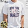 Hot New York Yankees Cooperstown Diamond T-Shirt featuring iconic MLB logo and stylish design for baseball fans.