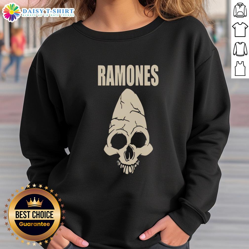 Hot Ramones Skull Cm Punk Sweatshirt Hot Ramones Skull CM Punk Sweatshirt featuring iconic skull design, perfect for punk rock fashion enthusiasts.