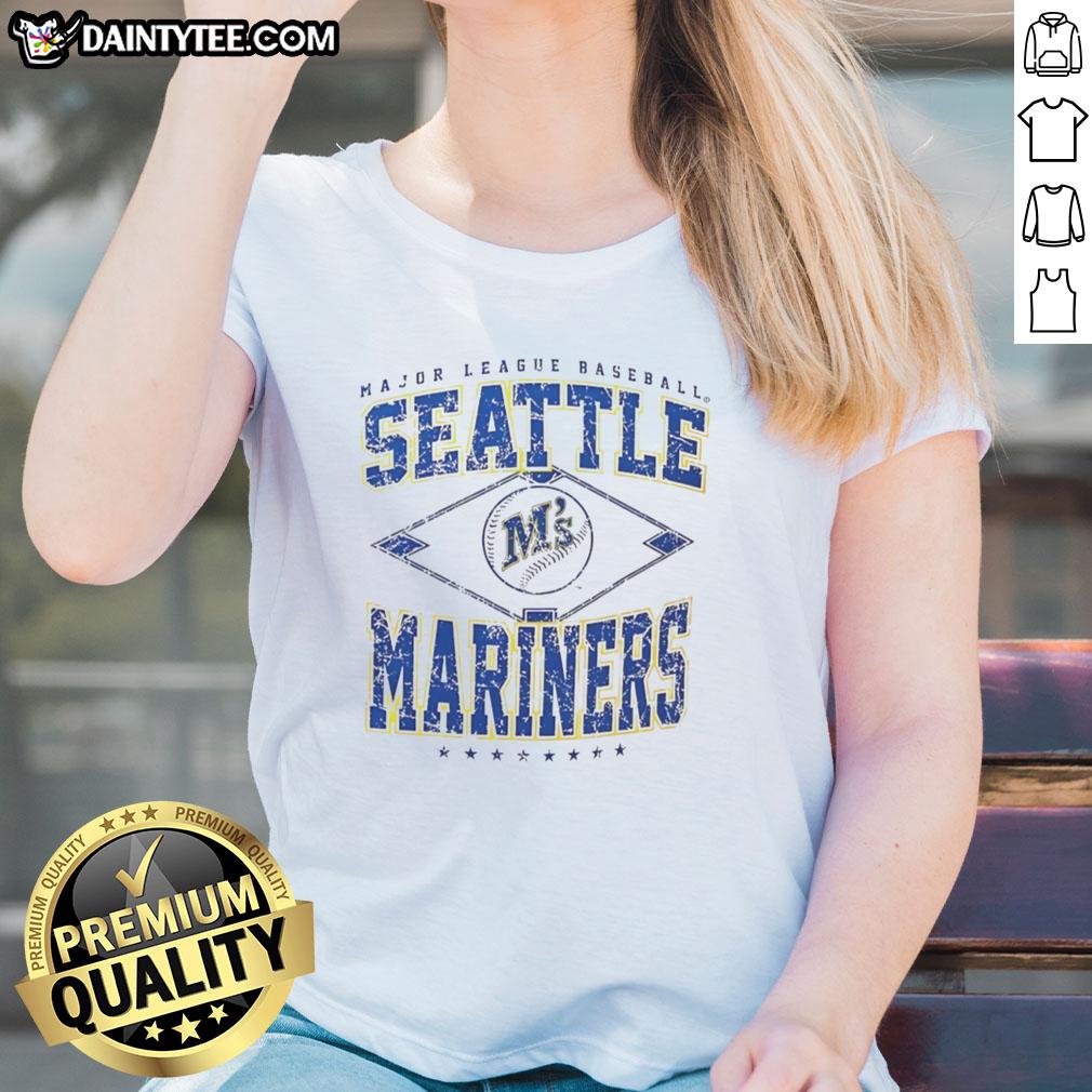 hot-seattle-mariners-major-league-baseball-cooperstown-diamond-ladies-tee Alt Text: Hot Seattle Mariners Major League Baseball Cooperstown Diamond Ladies Tee showcasing team pride in stylish design.