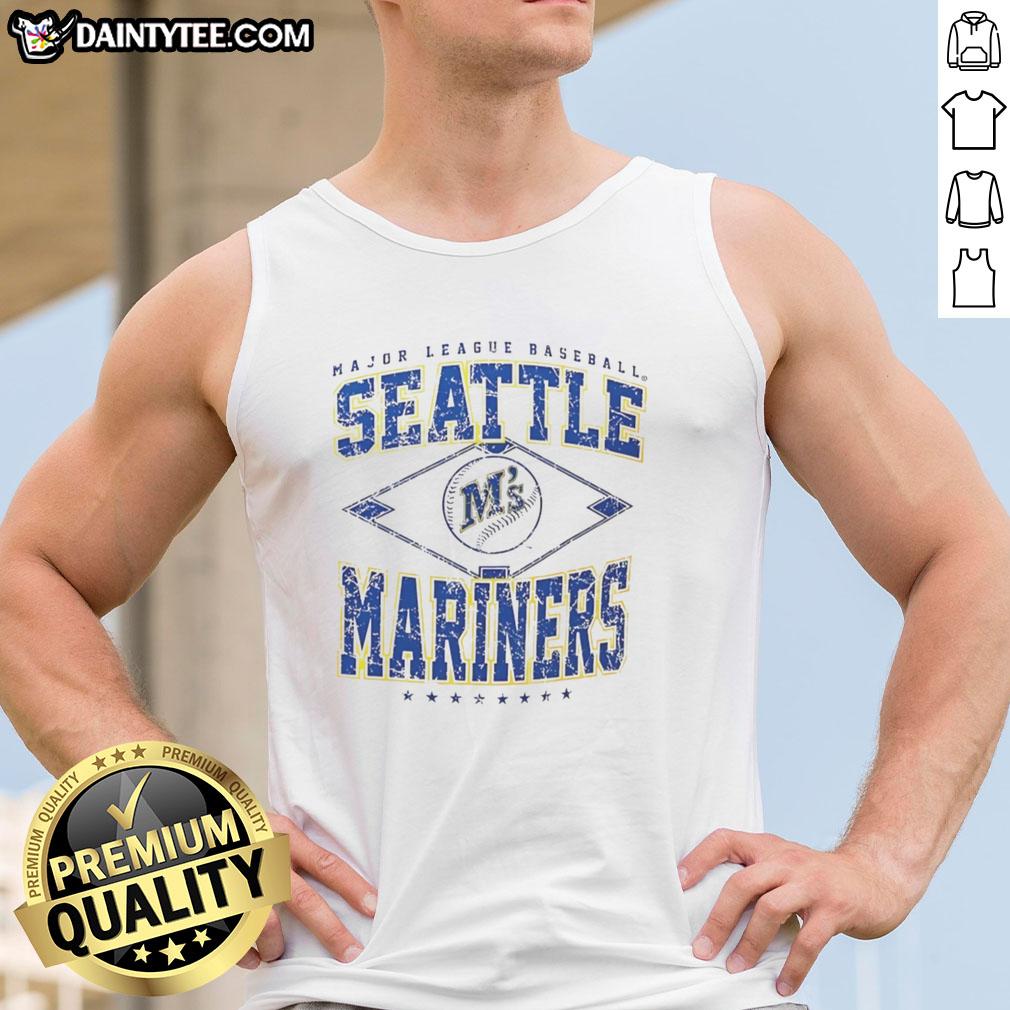 hot-seattle-mariners-major-league-baseball-cooperstown-diamond-tank-top Hot Seattle Mariners Major League Baseball Cooperstown Diamond Tank Top for fans, showcasing vibrant team colors and logo.