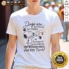 Alt Text: Hot Snoopy Dogs T-Shirt showcasing playful design celebrating dogs as friends, family, and protectors.
