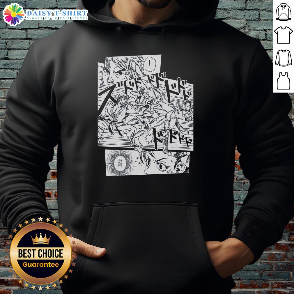 Hot Street Fighter Evo Moment 37 Shifting Momentum Hoodie Hot Street Fighter Evo Moment 37 hoodie featuring vibrant graphics and dynamic design, perfect for gaming enthusiasts.