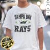 Hot Tampa Bay Rays Cooperstown Diamond T-Shirt featuring MLB logo, perfect for baseball fans and collectors.