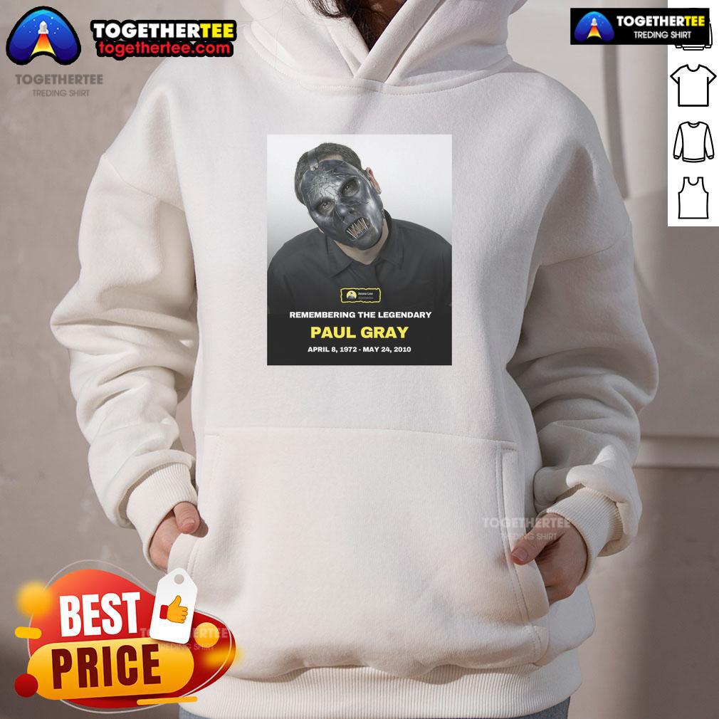 Hot Tribute Paul Gray Founding Bassist Of Slipknot Hoodie Hot Tribute hoodie honoring Paul Gray, founding bassist of Slipknot, featuring bold graphics and a stylish design.