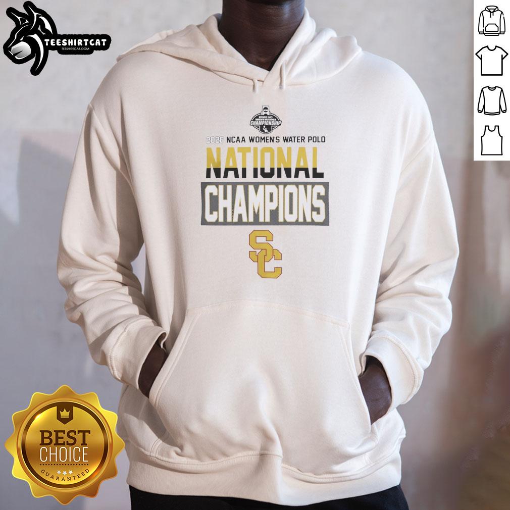 hot-university-of-southern-california-2026-nc-womens-water-polo-national-champions-hoodie USC 2026 NC Womens Water Polo National Champions hoodie in cardinal and gold, showcasing team spirit and victory.