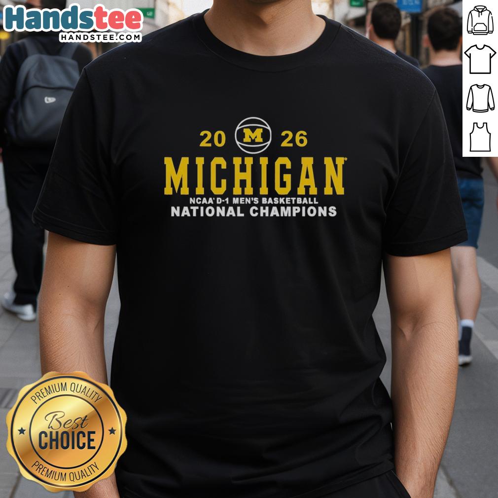 hot-valiant-university-of-michigan-mens-basketball-2025-2026-national-champions-embroidered-t-shirt Alt Text: Hot Valiant University of Michigan Men's Basketball 2025-2026 National Champions Embroidered T-Shirt in blue and maize.
