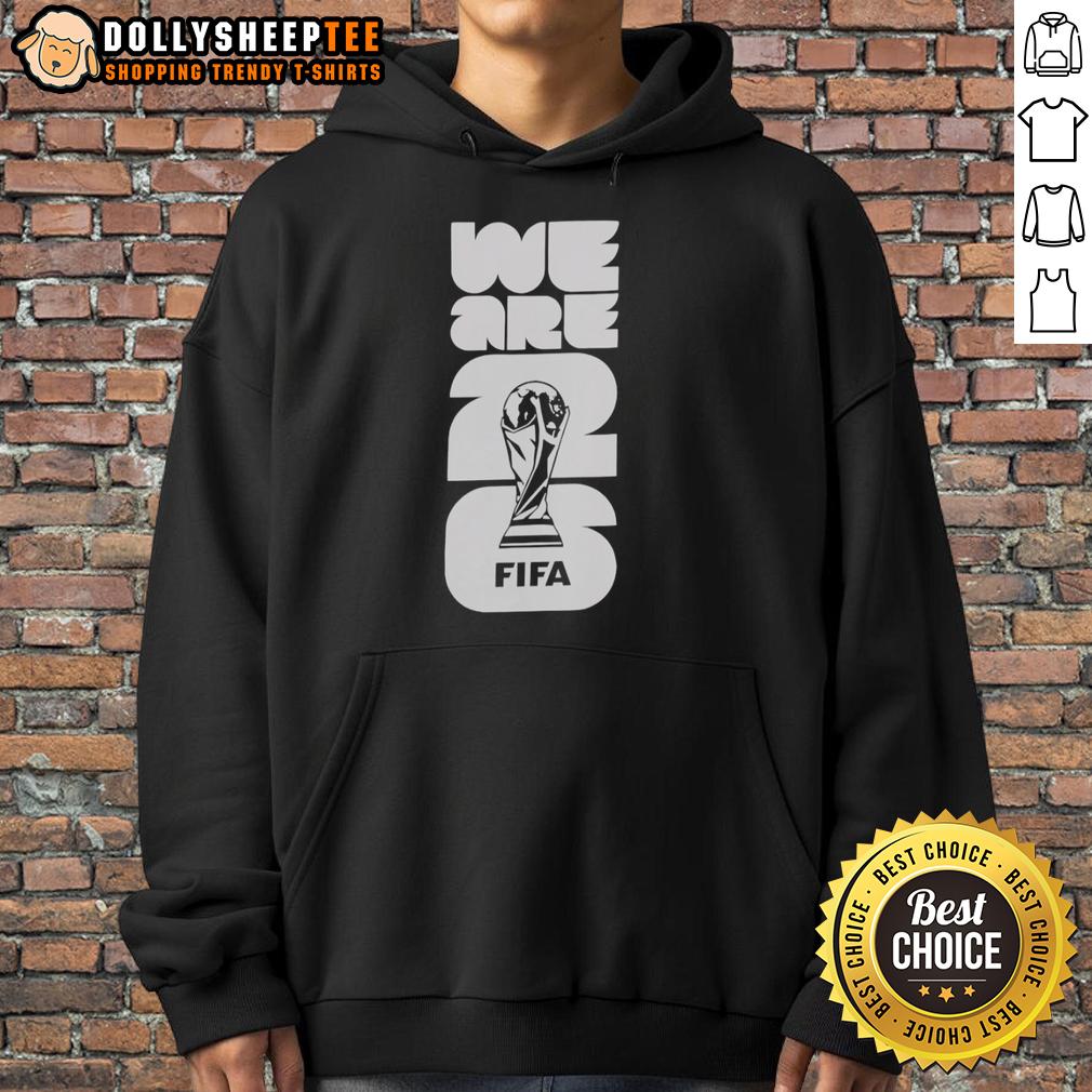 Hot We Are 2026 Fifa World Cup Trophy Lights Hoodie Hot We Are 2026 FIFA World Cup Trophy Lights Hoodie showcasing vibrant design and festive colors for soccer fans.