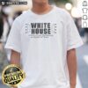 Hot White House T-Shirt featuring '4 Miles From Wellsburg On Route 67 East' design for stylish travel enthusiasts.