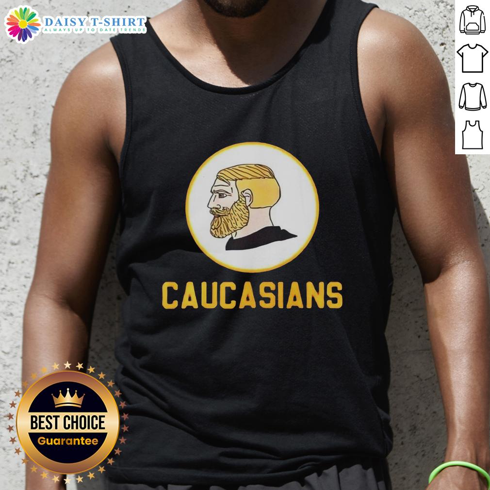 Hot Yes Chad Caucasians Logo Tank Top Hot Yes Chad Caucasians logo tank top featuring bold design, perfect for casual summer wear and stylish outings.