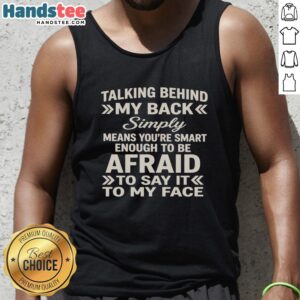 Hot Talking Behind My Back Tank Top - A stylish statement piece that showcases confidence and wit.