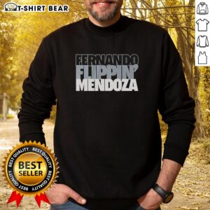 Alt Text: Awesome Fernando Flippin Mendoza wearing a Las Vegas Raiders NFL sweatshirt, showcasing team spirit and style.