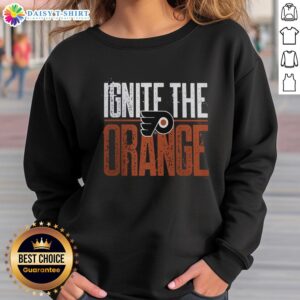 Alt Text: Awesome Philadelphia Flyers 2026 Stanley Cup Playoffs slogan sweatshirt in vibrant colors, perfect for fans.