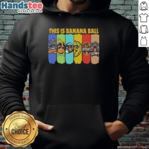 Good This Is Banana Ball Hoodie featuring a playful banana graphic, perfect for casual wear and banana lovers.
