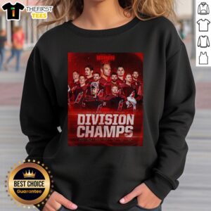 Alt Text: Premium Carolina Hurricanes NHL 2025-2026 Metro Division Champions sweatshirt featuring 'Sound The Siren' design.