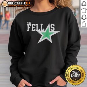 Cozy Nice Dallas Stars The Fellas sweatshirt in navy blue, perfect for showing team spirit during game day.