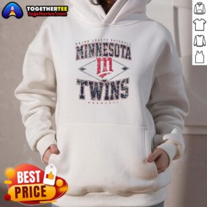Official Minnesota Twins Major League Baseball Cooperstown Diamond Hoodie showcasing team logo and stylish design.