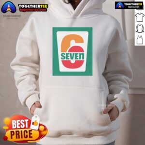 Good 6 Seven Store meme hoodie featuring vibrant graphics and a trendy design, perfect for casual wear.