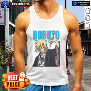Good Boruto Part 2 Two Blue Vortex 2026 tank top featuring vibrant graphics and stylish design for anime fans.