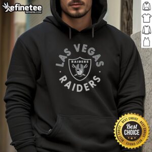 Stylish Nice Las Vegas Raiders Circle Hoodie featuring team logo, perfect for fans and casual wear enthusiasts.