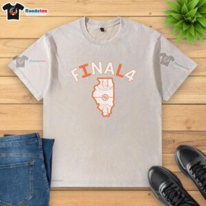 Top Final 4 IL Washed T-Shirt in soft fabric, featuring vibrant colors and a stylish design for casual wear.