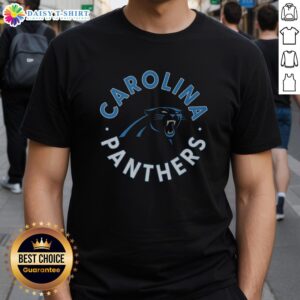 Top Carolina Panthers Circle T-Shirt featuring team logo, vibrant colors, perfect for fans and game day attire.