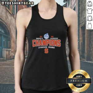 Top NCAA Syracuse Orange 2026 ACC Men's Lacrosse Tournament Champions tank top featuring vibrant team colors and logo.