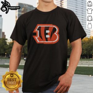 Good Cincinnati Bengals Rivet Logo T-Shirt featuring a stylish design with bold team colors and logo, perfect for fans.