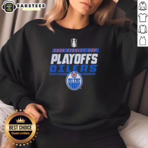 Awesome Edmonton Oilers NHL Stanley Cup Playoffs 2026 retro sweatshirt featuring vintage design and team colors.