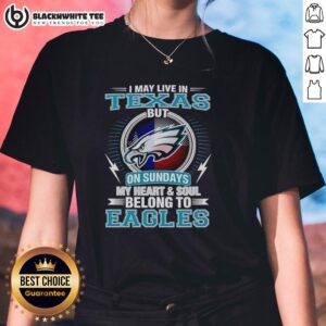 Good Philadelphia Eagles ladies tee for fans in Texas, showcasing team spirit and pride on game days.