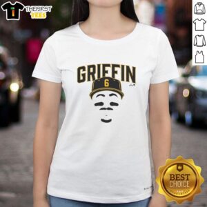 Premium Konnor Griffin blank face ladies tee featuring a stylish design, perfect for casual wear and unique fashion.
