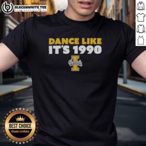 Nice Idaho Vandals Men's Basketball 'Dance Like It's 1990' T-Shirt featuring vintage design and team colors.